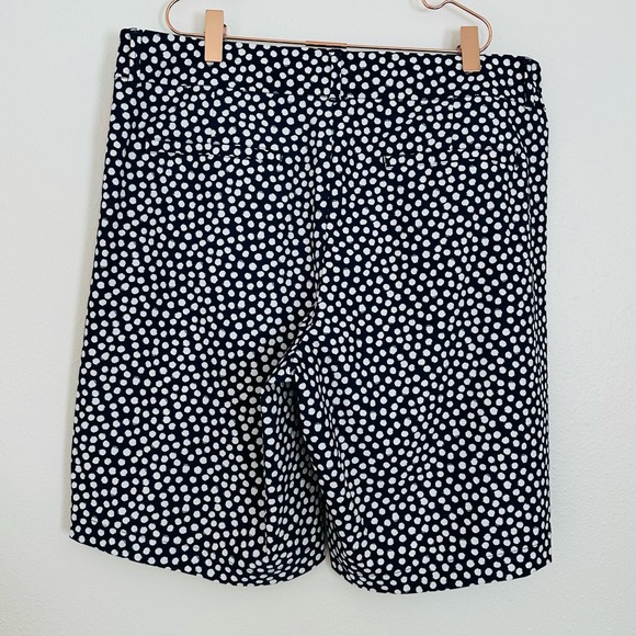 New Spanx navy painted dot sunshine shorts 10” Bermuda - Picture 8 of 10